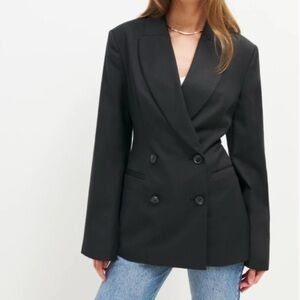 NWOT Reformation  Martin Double-Breasted Blazer XS